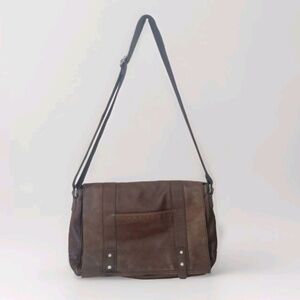 Vintage fossil leather messenger bag